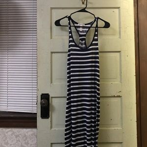 Stripped maxi dress